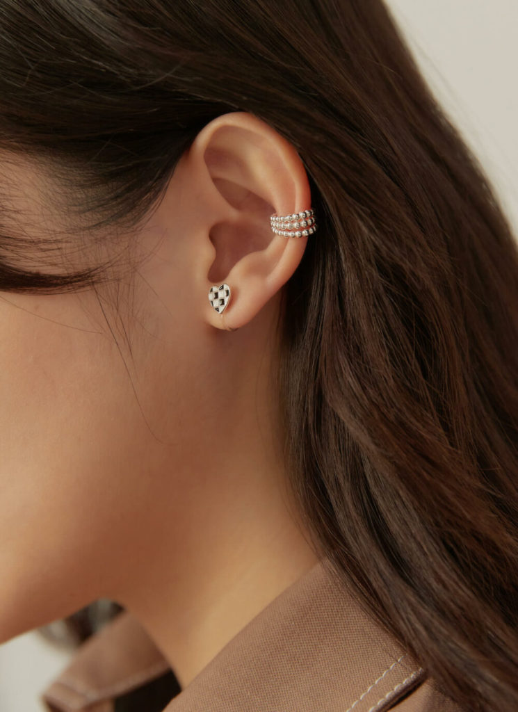 Eco安珂飾品，韓國飾品，925純銀飾品，925純銀耳骨夾，純銀耳骨耳環