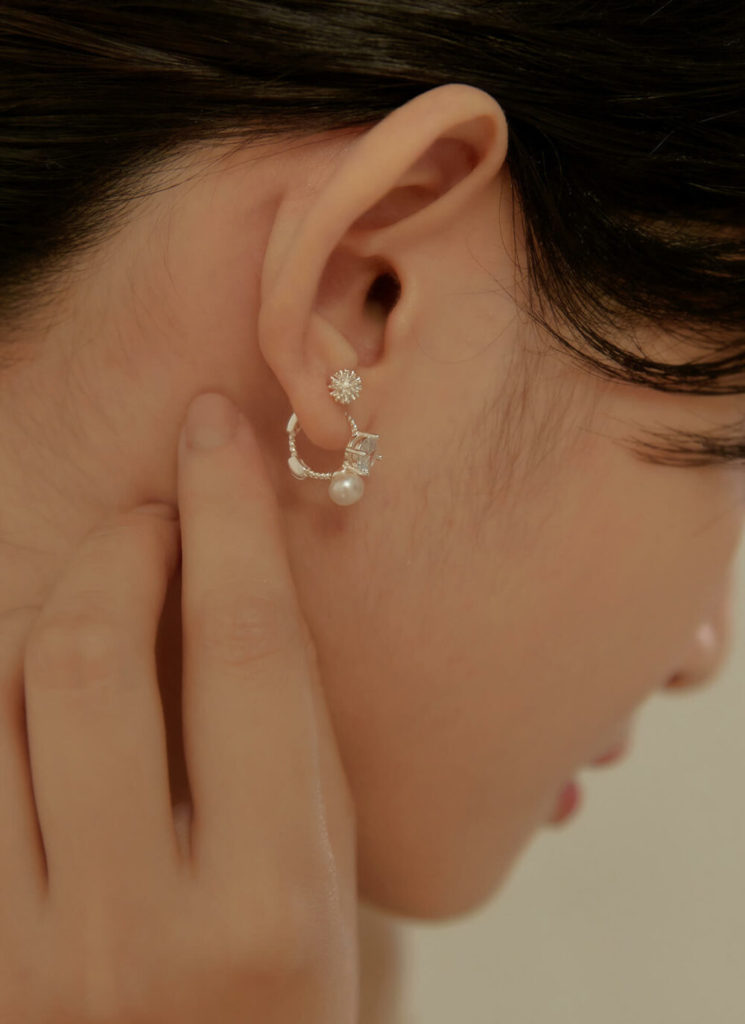 Eco安珂飾品，韓國飾品，925純銀飾品，925純銀耳環，純銀耳環