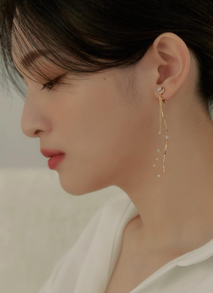 Eco安珂飾品，韓國耳環，夾式耳環，垂墜耳環 