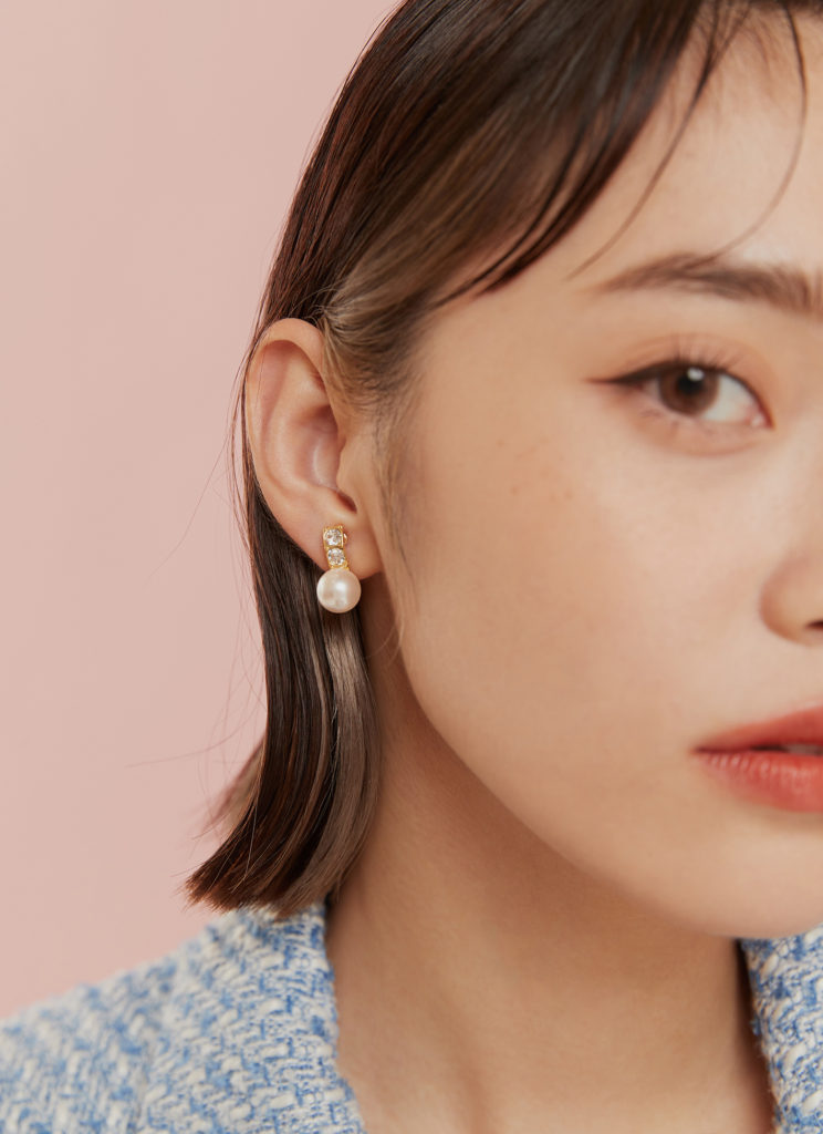 母親節禮物，Eco安珂，韓國飾品，珍珠耳環，夾式耳環