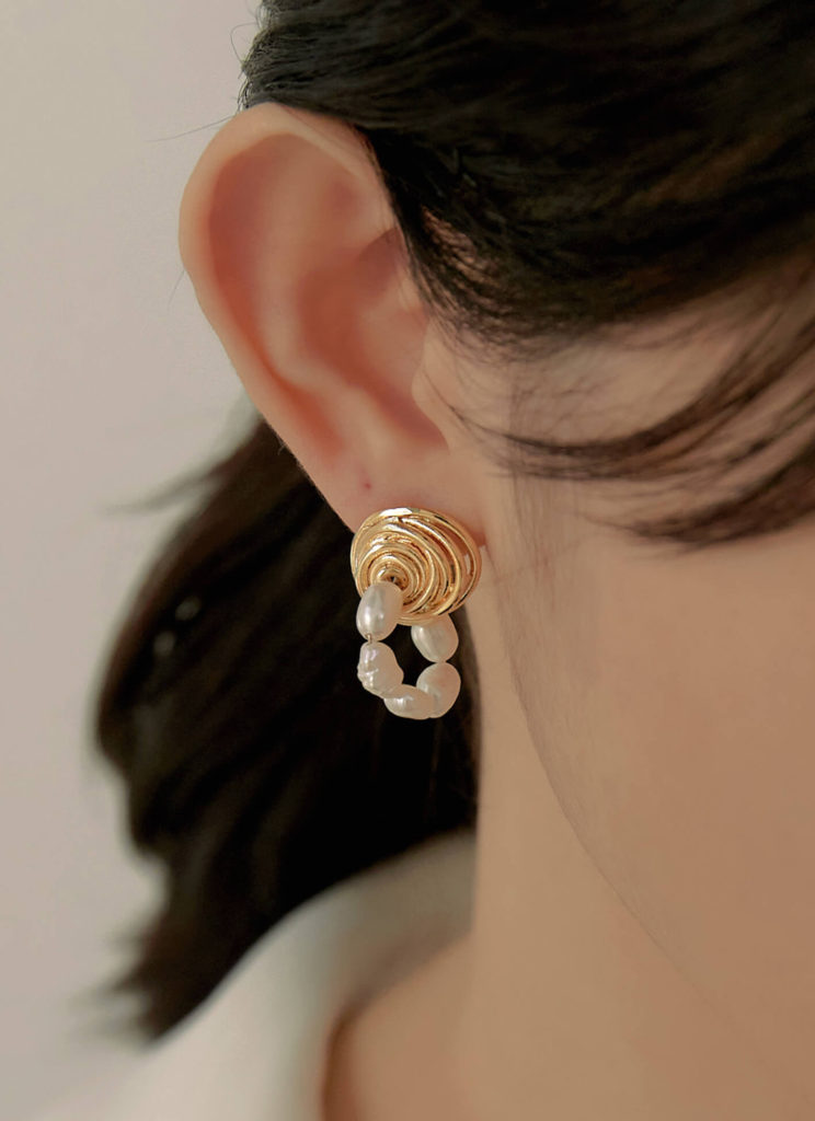 母親節禮物，Eco安珂，韓國飾品，珍珠耳環