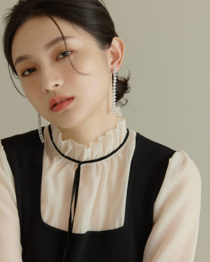 Eco安珂，韓國飾品，耳環，夾式耳環，垂墜耳環
