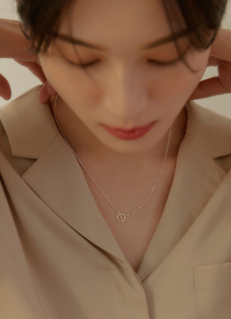 Eco安珂飾品，韓國飾品，項鍊，鎖骨鍊，純銀項鍊 