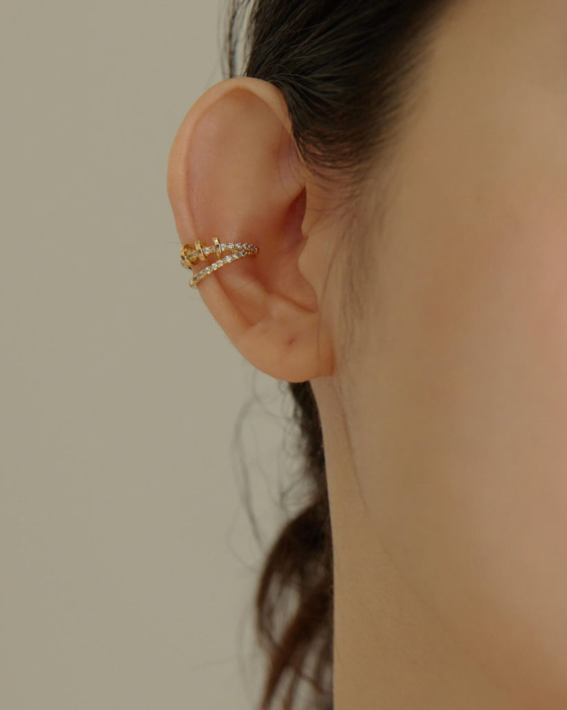 Eco安珂飾品，韓國耳環，夾式耳環，耳骨夾，耳釦， 耳骨耳環
