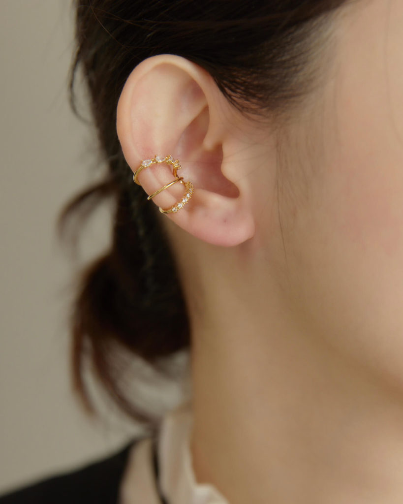 Eco安珂飾品，韓國耳環，夾式耳環，耳骨夾，耳釦， 耳骨耳環