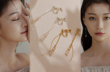 Eco安珂飾品，韓國耳環，夾式耳環，OL耳環，微華麗耳環，珍珠耳環，垂墜耳環