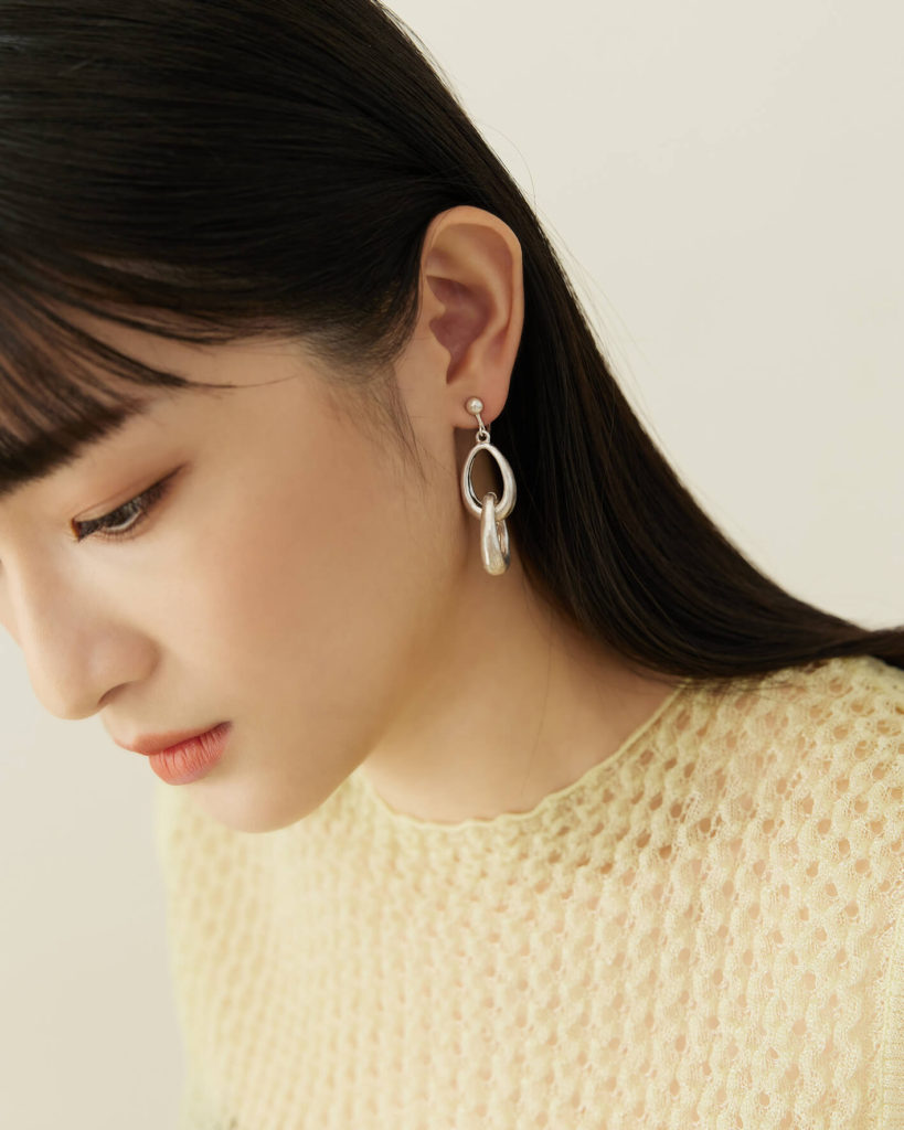 Eco安珂，韓國飾品，針式耳環，穿搭