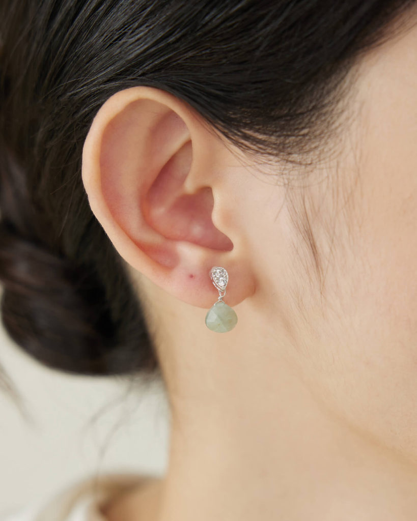 Eco安珂飾品，韓國飾品，夾式耳環，透明耳環，涼感耳環，夏日穿搭