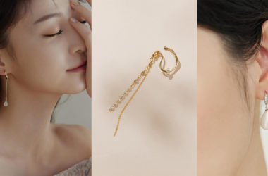 Eco安珂，韓國飾品，珍珠耳環，耳骨夾，垂墜耳環