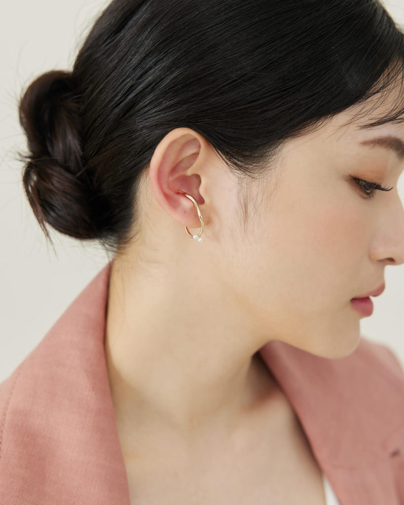 Eco安珂，韓國飾品，珍珠耳環，耳骨夾，垂墜耳環 