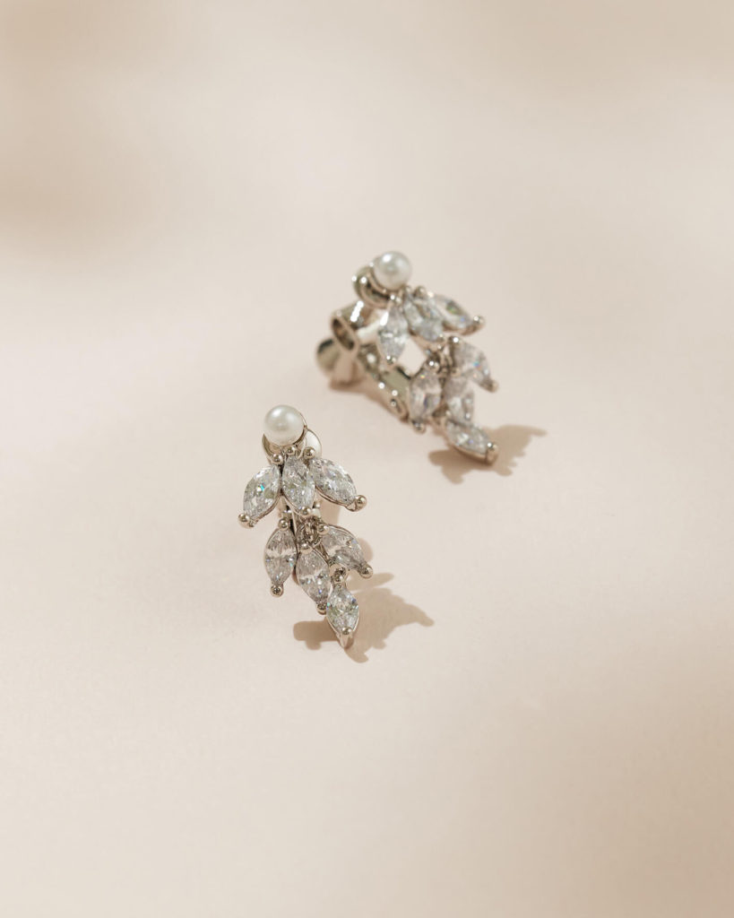 Eco安珂，韓國飾品，垂墜耳環，珍珠耳環，結婚飾品