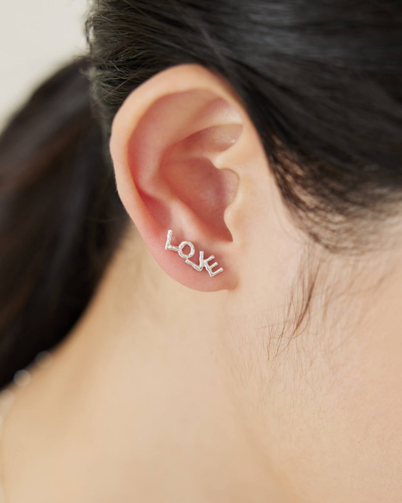 Eco安珂飾品，韓國飾品，925純銀耳骨釘，925純銀耳環，純銀耳骨釘