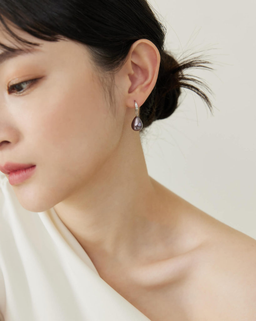 Eco安珂，韓國飾品，垂墜耳環，珍珠耳環